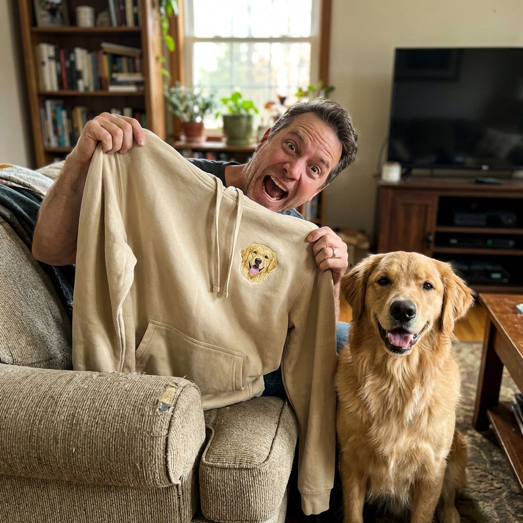 Realistic Custom Pet Embroidery: The Pawtowear Craft