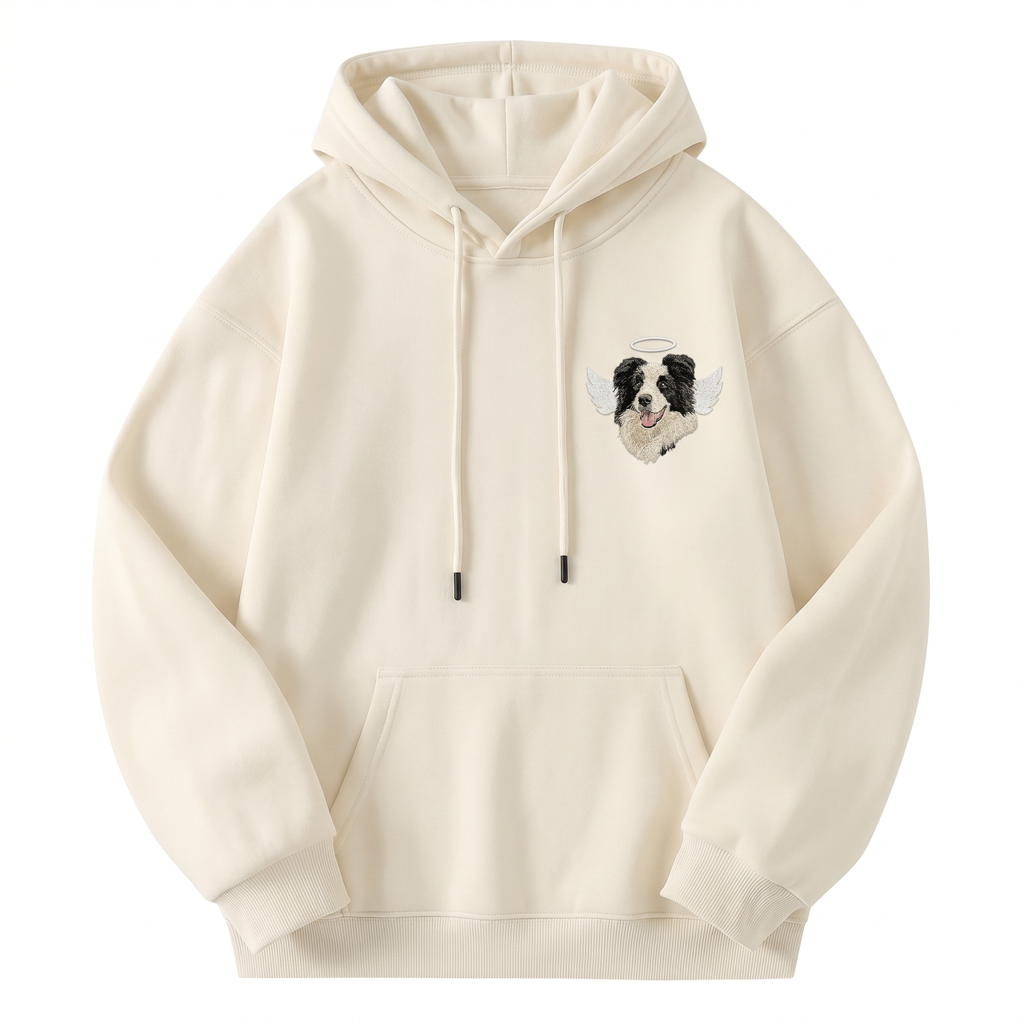 Custom Pet Embroidered Halo Stitch Hoodie