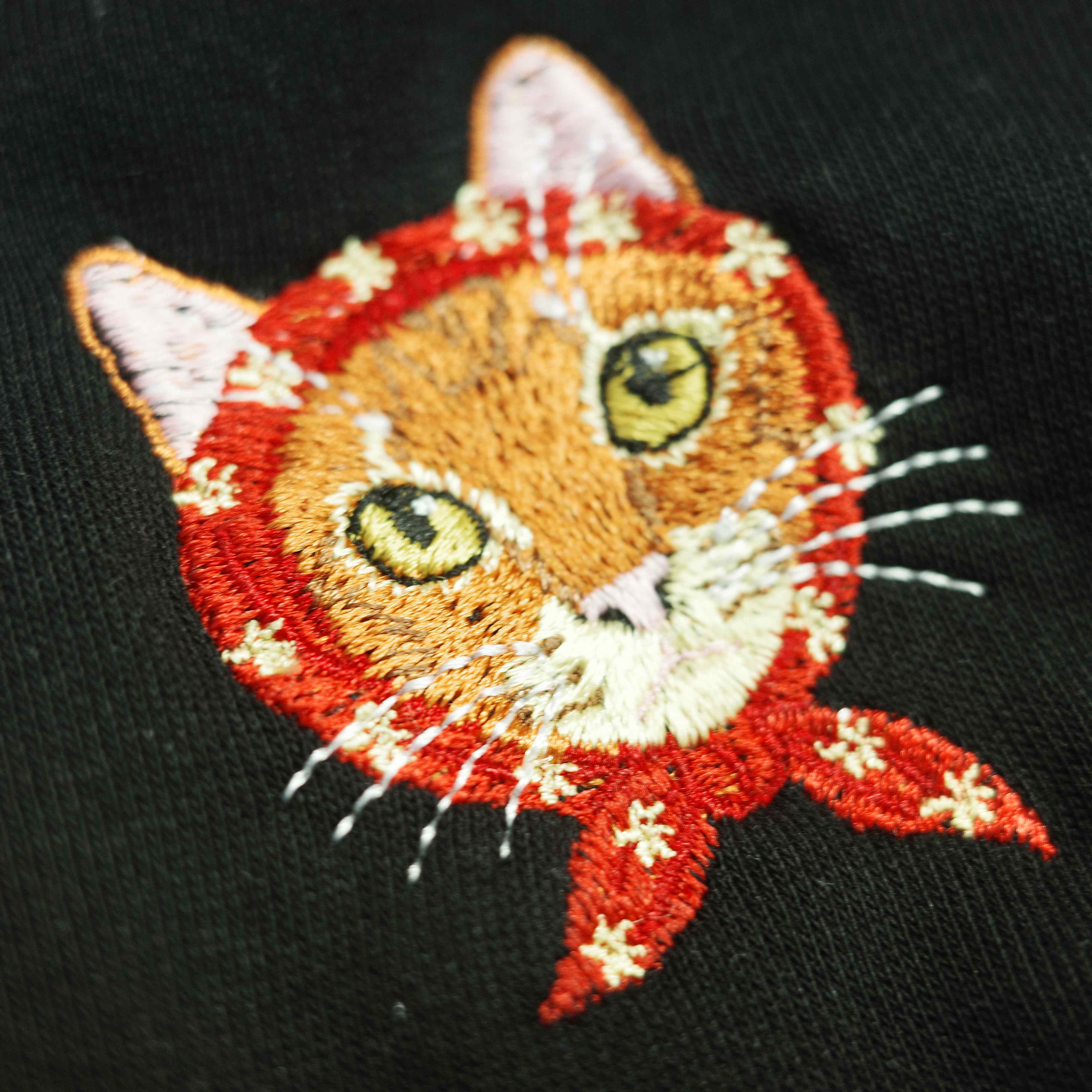 Custom Babushka Embroidered Pet Portrait Hoodie, Sweatshirt