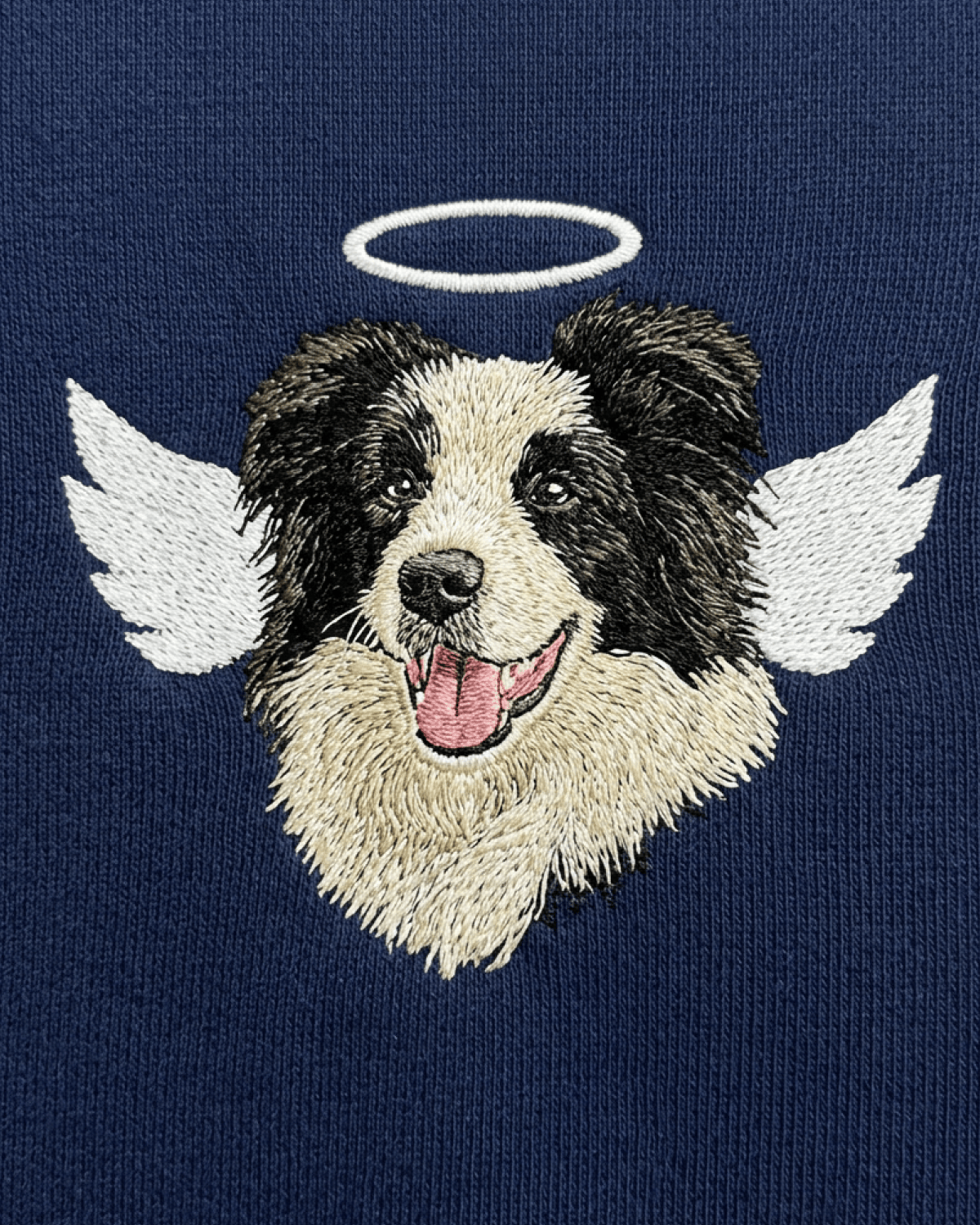 Custom Pet Embroidered Halo Stitch Hoodie
