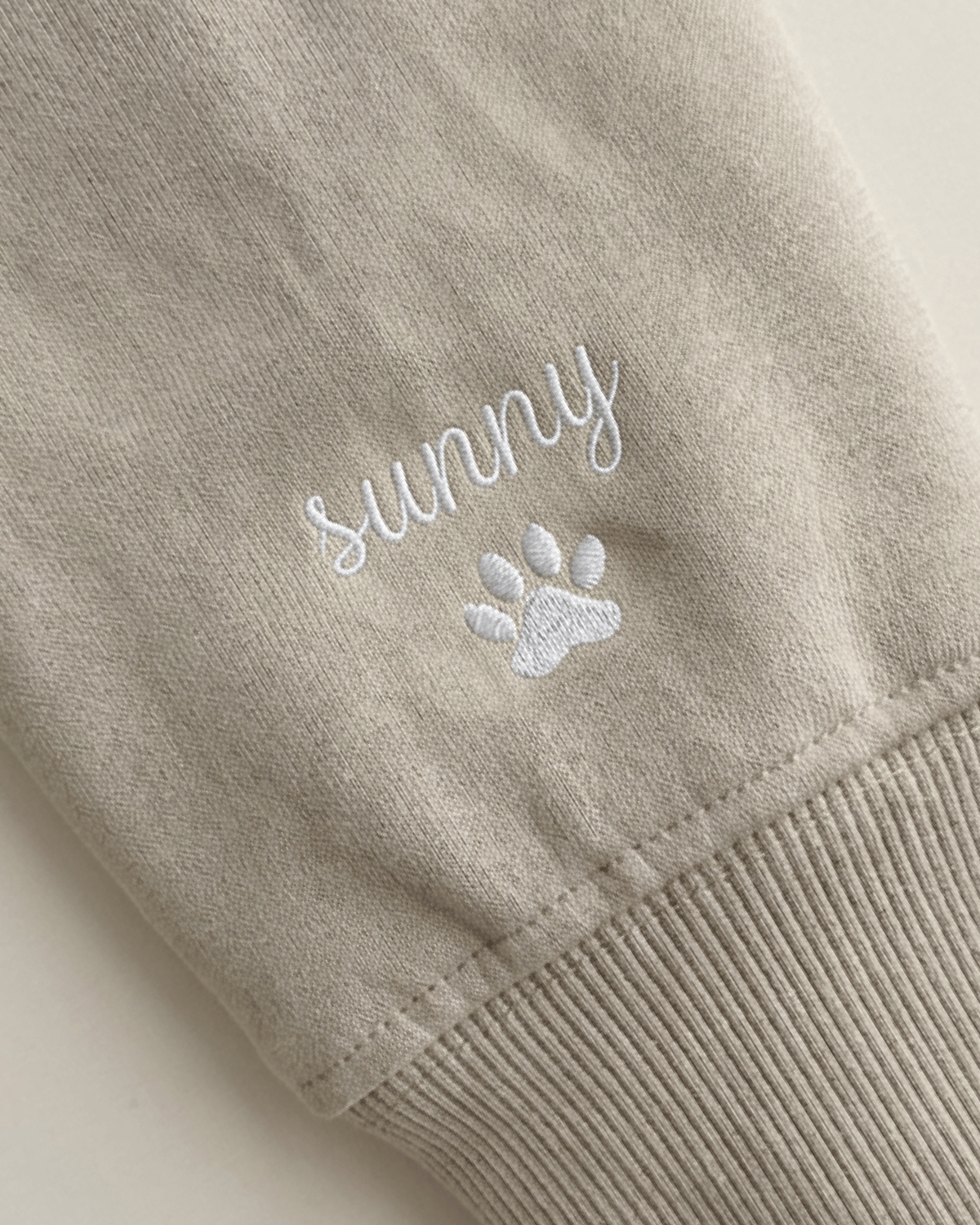 Custom Pet Embroidered Campus Stitch Hoodie