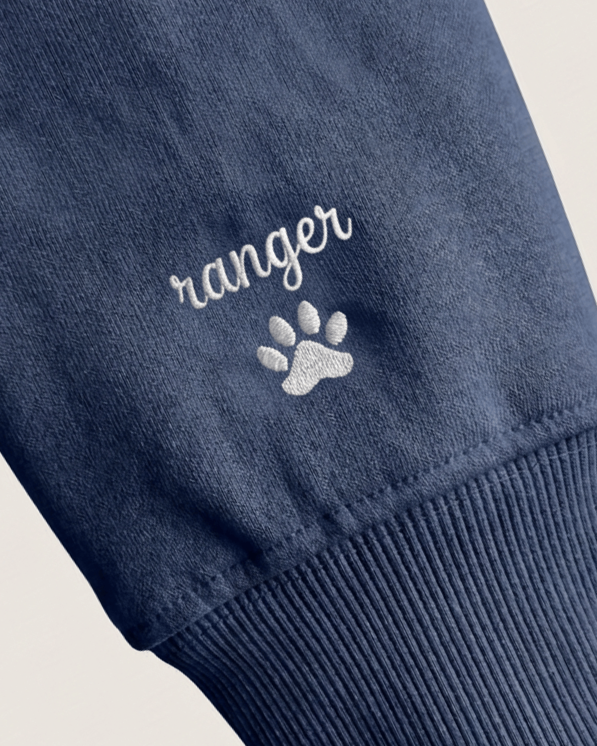 Custom Pet Embroidered Halo Stitch Hoodie