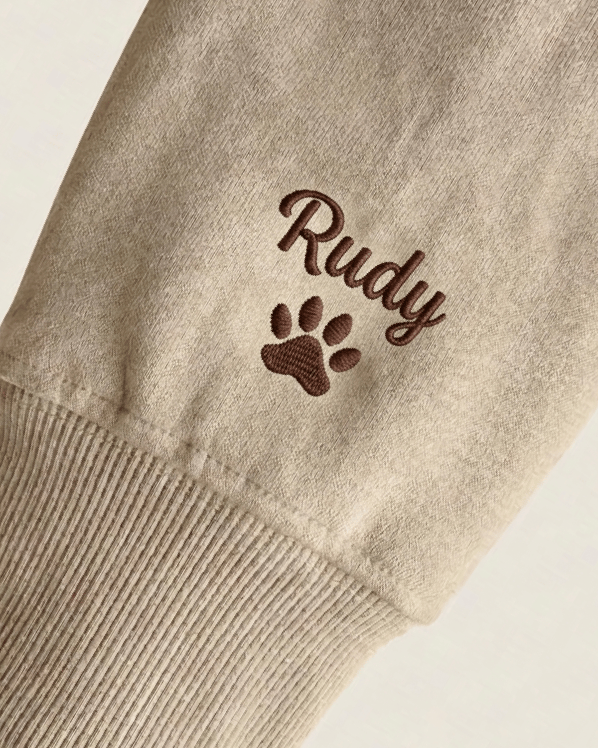 Custom Pet Embroidered Devotion Stitch Sweatshirt
