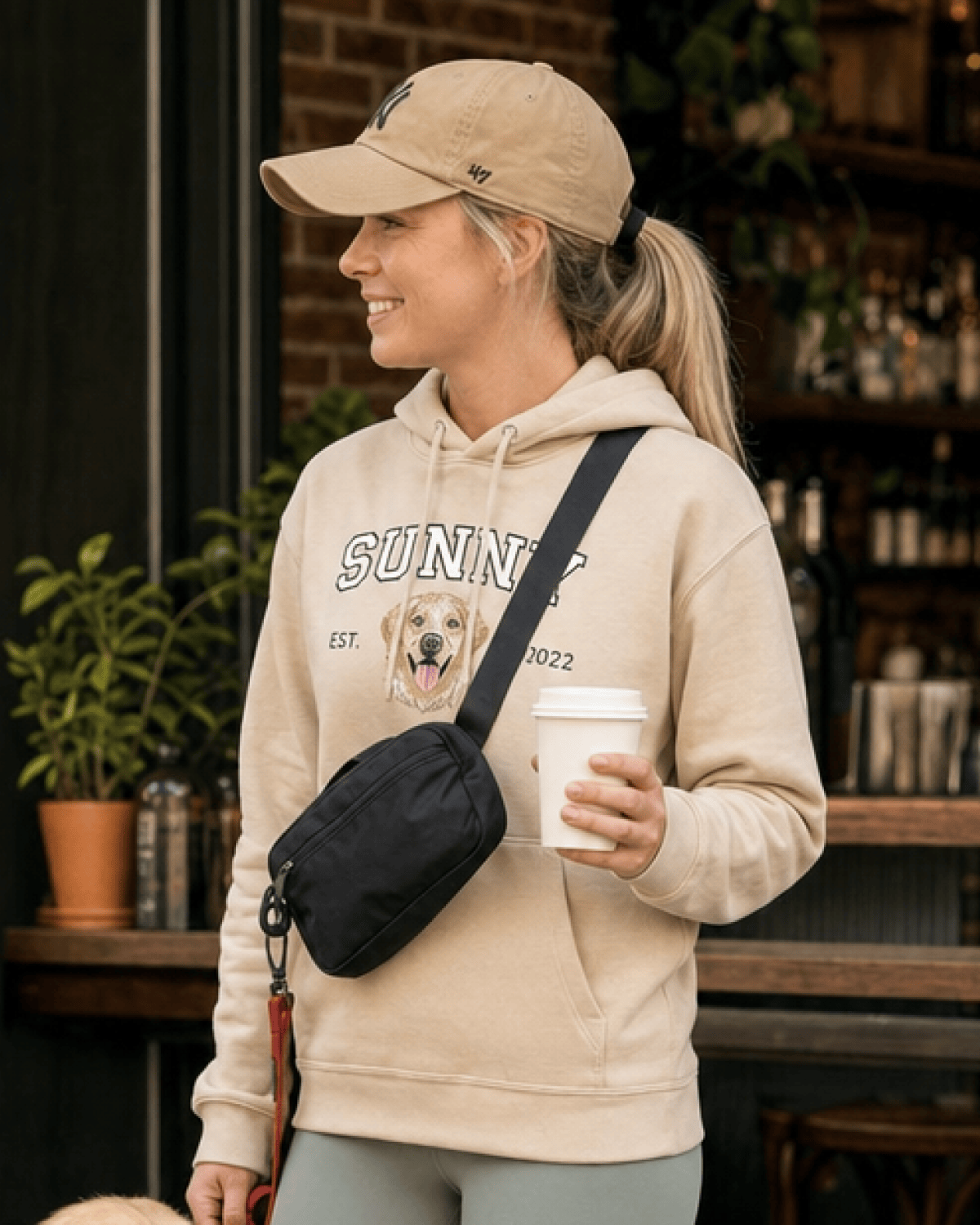 Custom Pet Embroidered Campus Stitch Hoodie