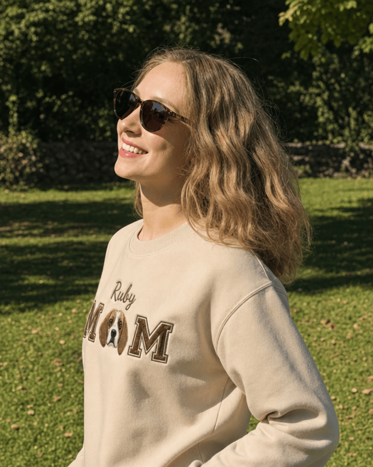 Custom Pet Embroidered Devotion Stitch Sweatshirt
