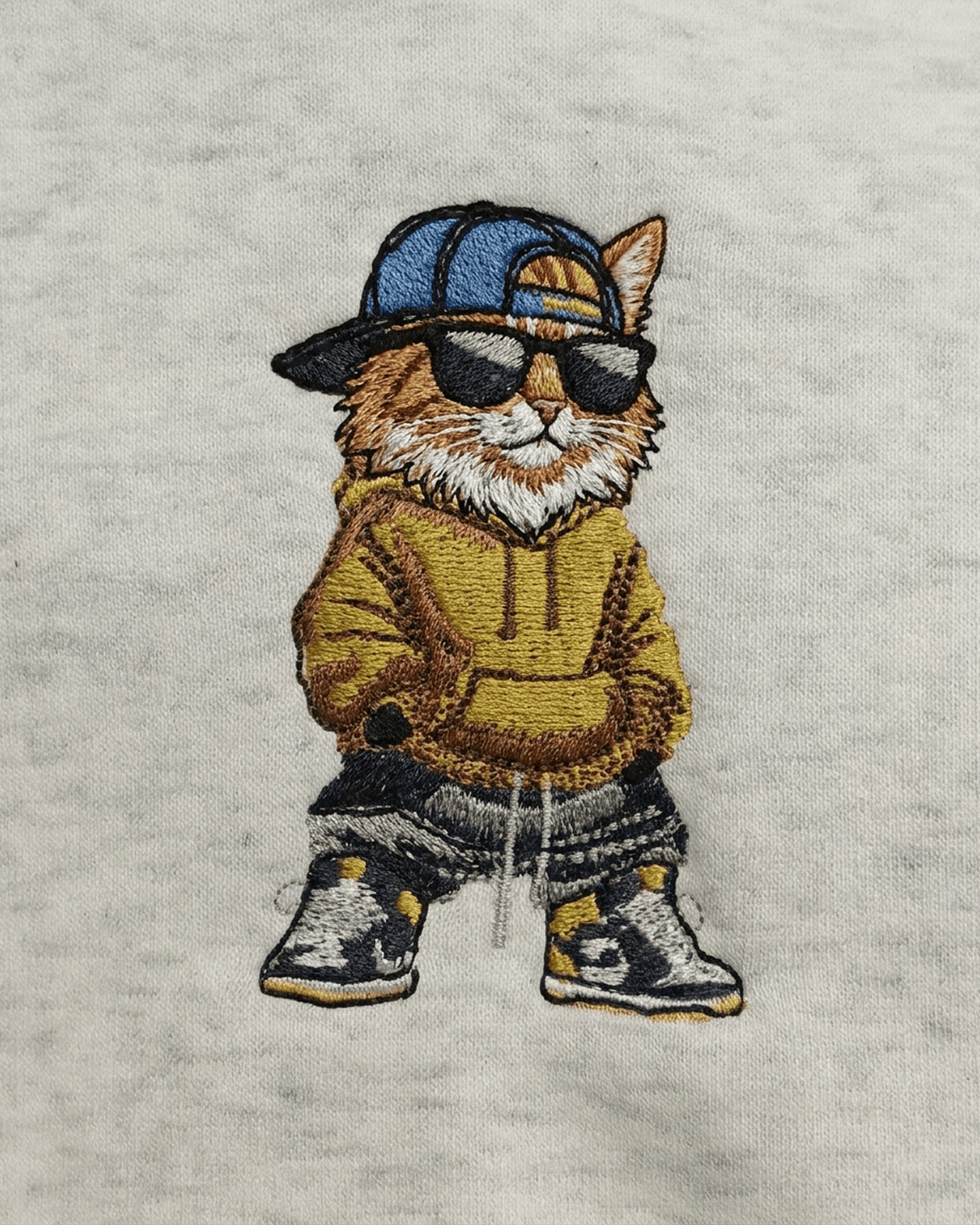 Custom Pet Embroidered Urban Stitch Hoodie