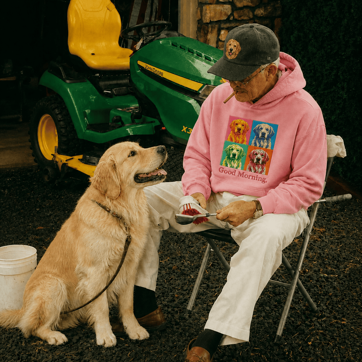 Custom Pet Embroidered Bold Stitch Hoodie