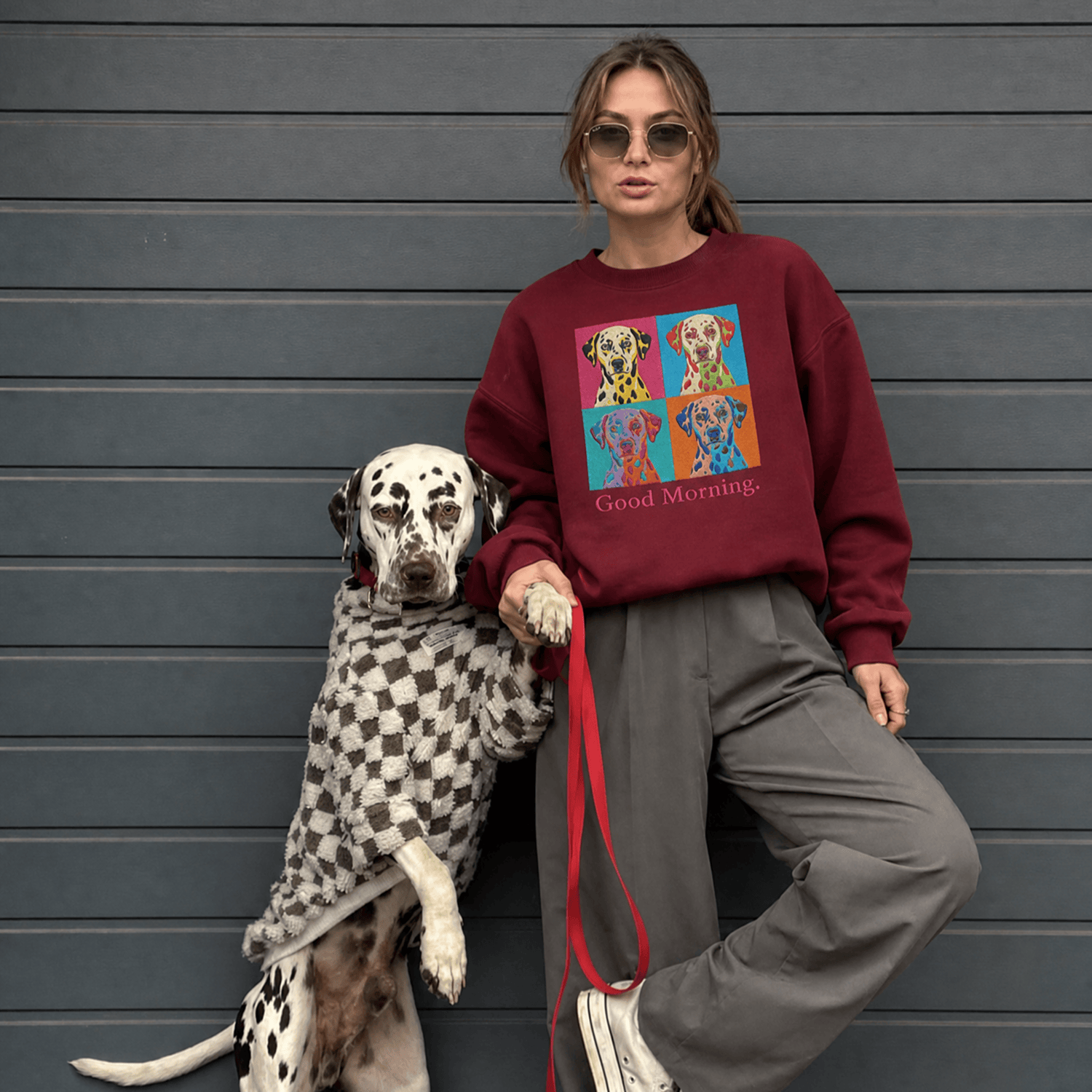 Custom Pet Embroidered Bold Stitch Sweatshirt