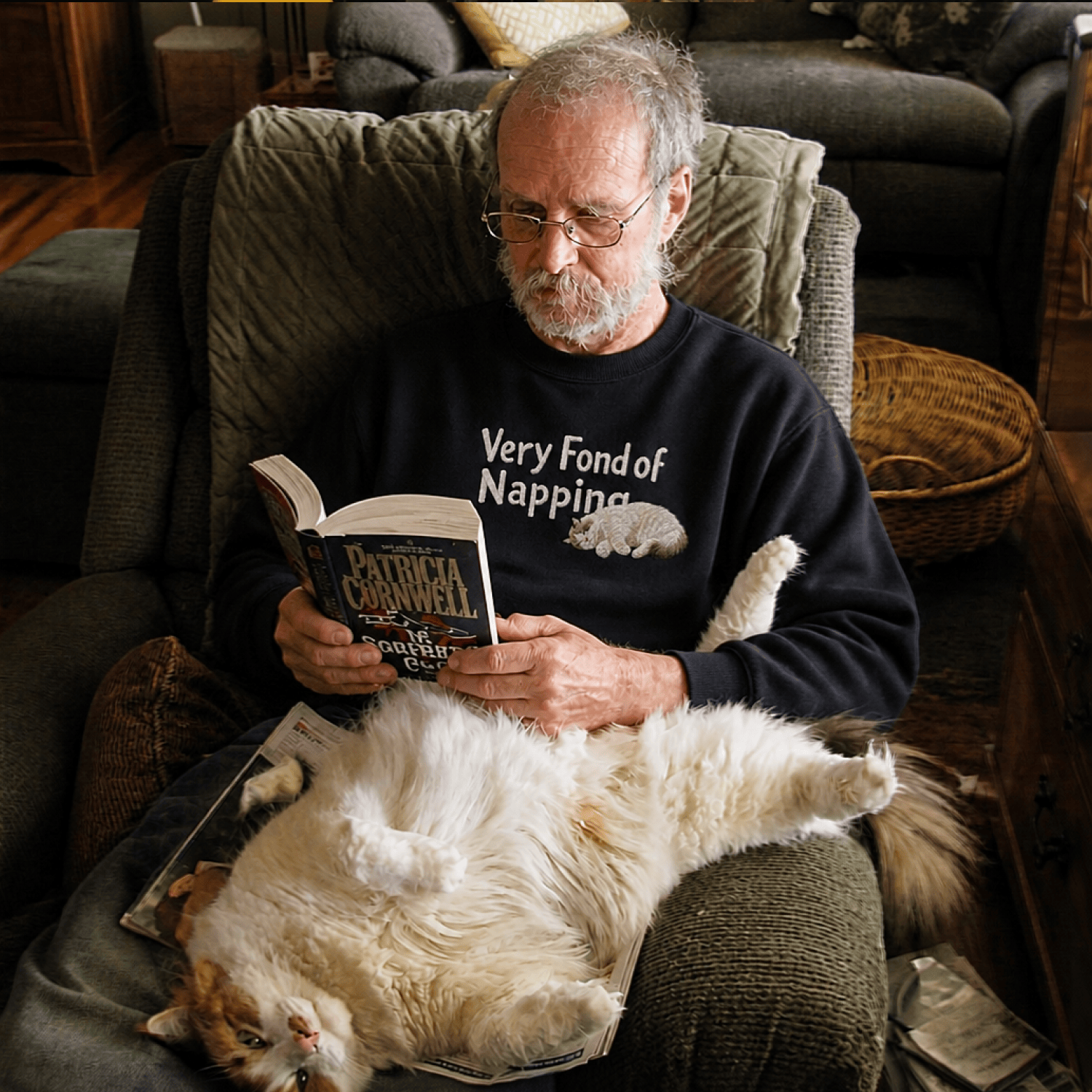 Custom Pet Embroidered Sleepyhead Stitch Sweatshirt
