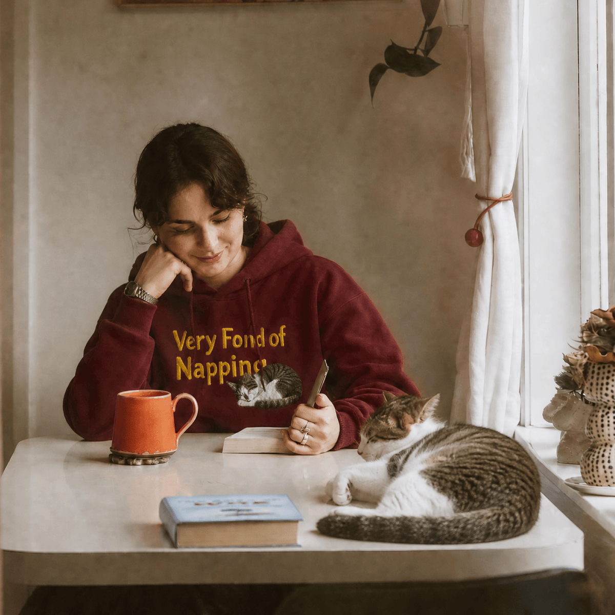 Custom Pet Embroidered Sleepyhead Stitch Hoodie
