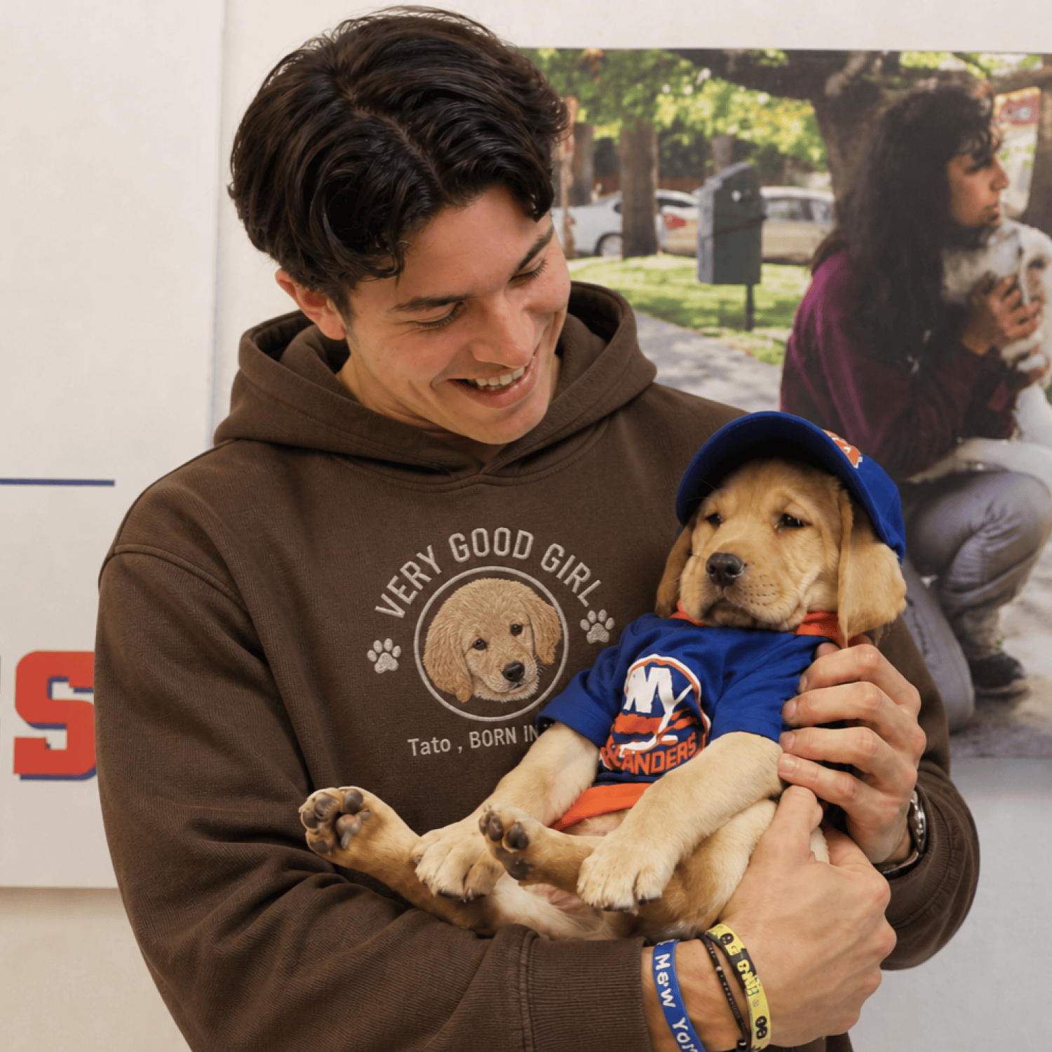 Custom Pet Embroidered Crest Stitch Hoodie