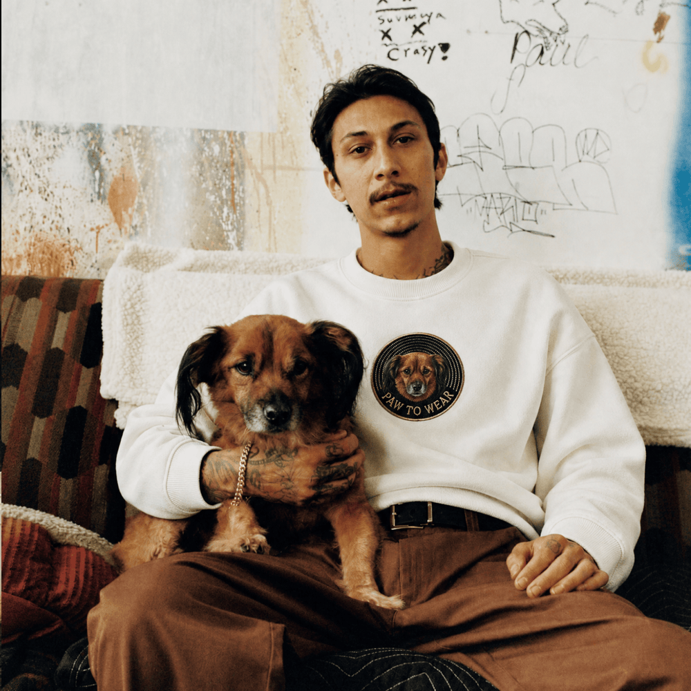 Custom Pet Embroidered Groove Stitch Sweatshirt
