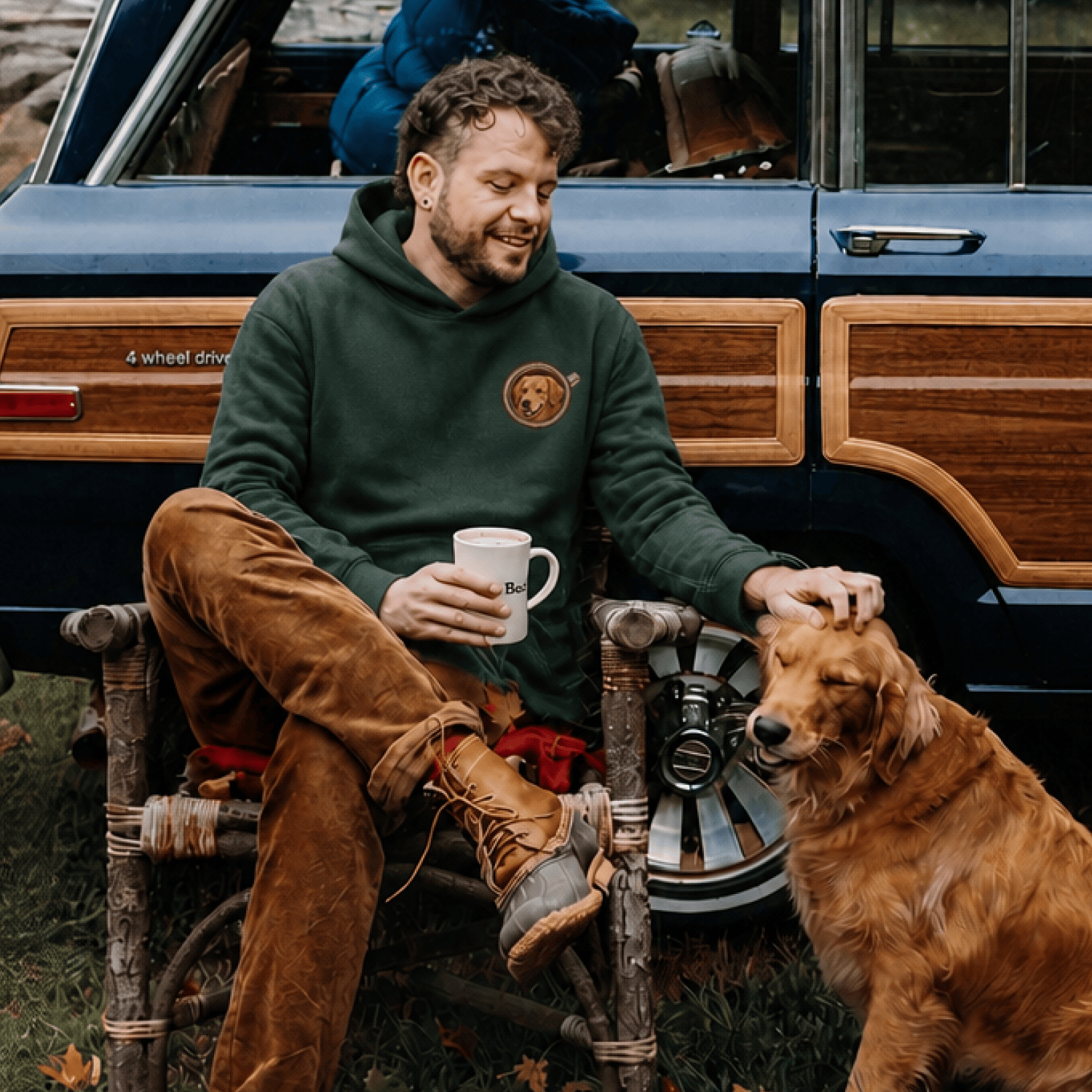 Custom Pet Embroidered Brew Stitch Hoodie