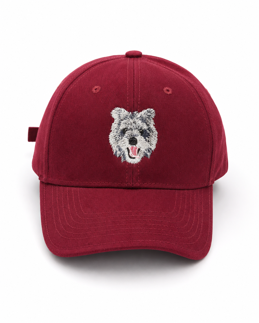 Custom Selfie Embroidered Pet Hat
