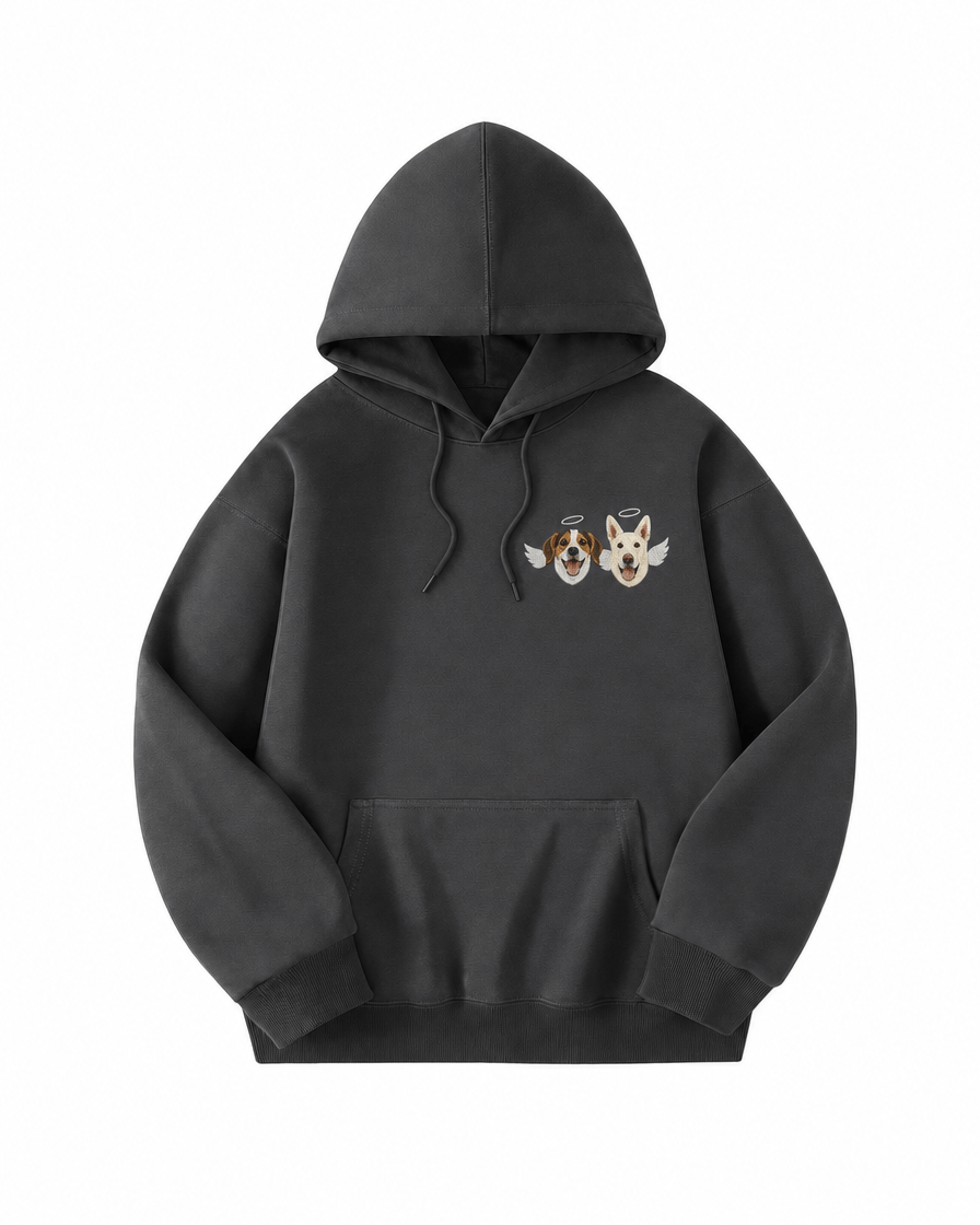 Custom Pet Embroidered Halo Stitch Hoodie