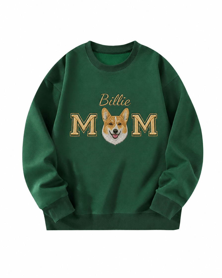 Custom Pet Embroidered Devotion Stitch Sweatshirt