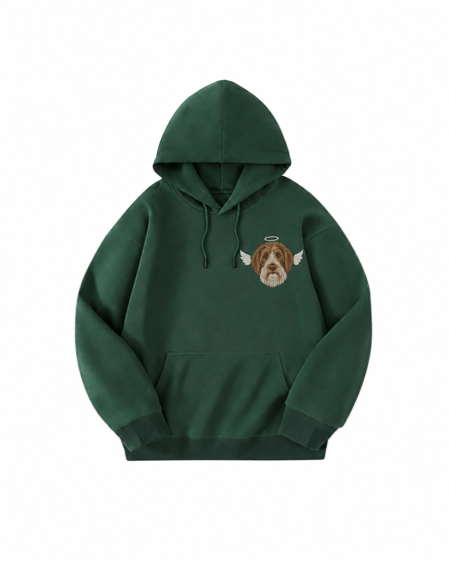 Custom Pet Embroidered Halo Stitch Hoodie