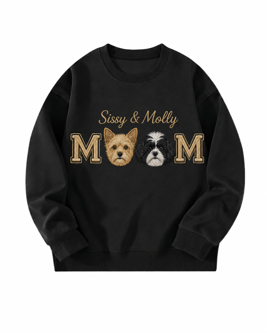 Custom Pet Embroidered Devotion Stitch Sweatshirt