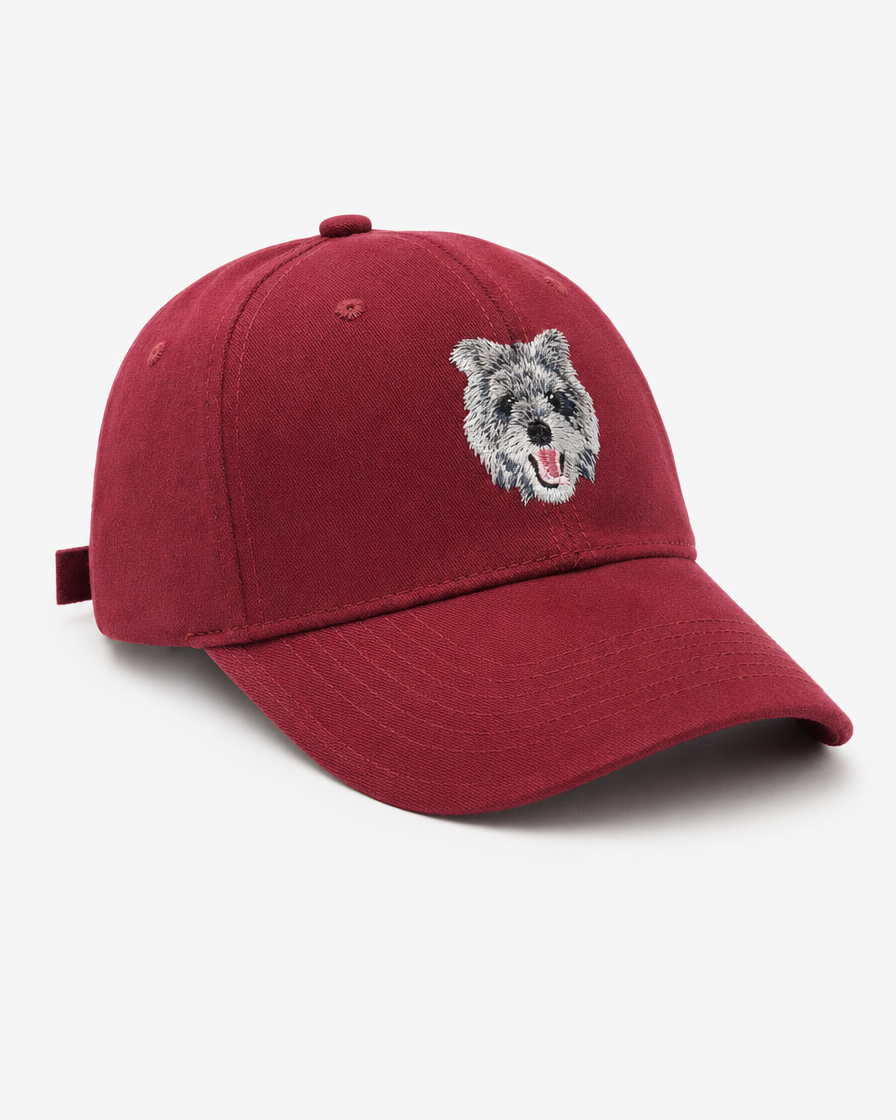 Custom Selfie Embroidered Pet Hat