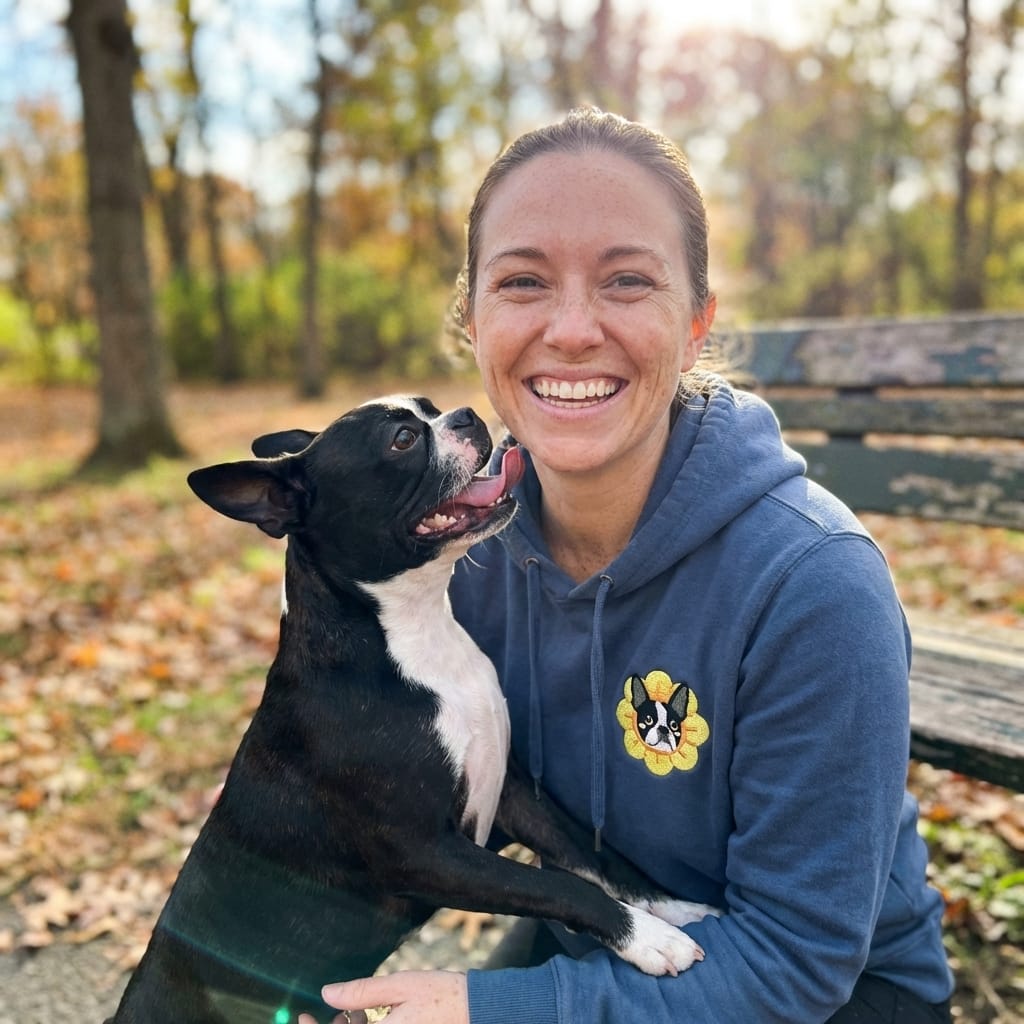 Custom Sunflower Embroidered Dog Portrait Hoodie, Sweatshirt, T-shirt