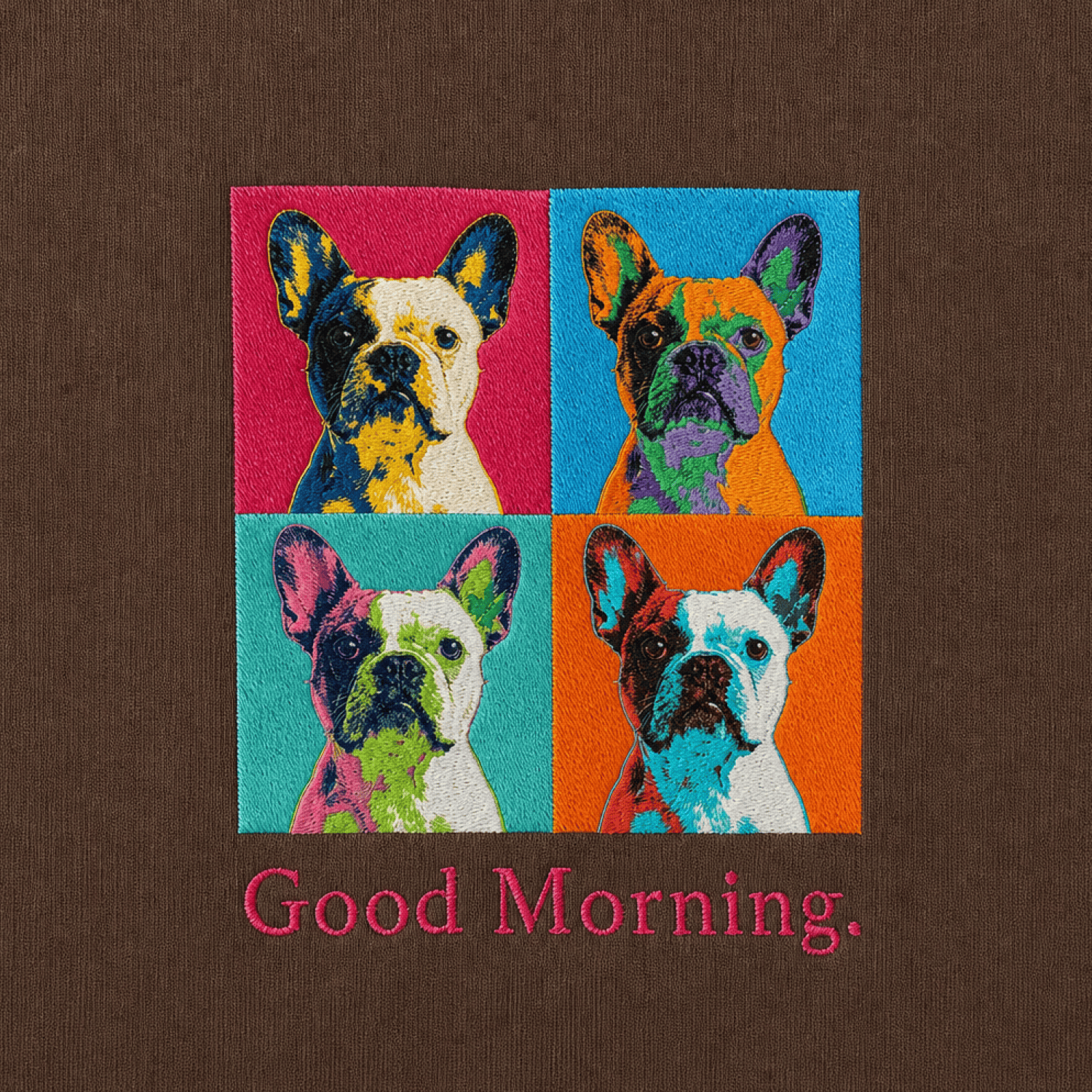 Custom Pet Embroidered Bold Stitch Hoodie