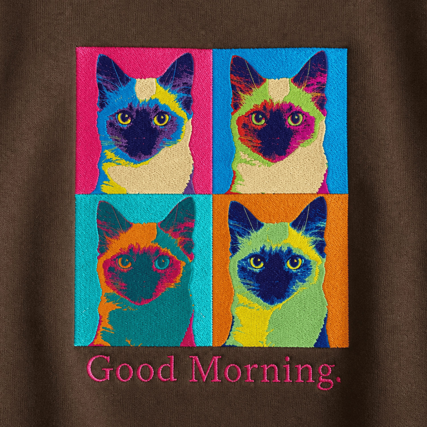Custom Pet Embroidered Bold Stitch Hoodie