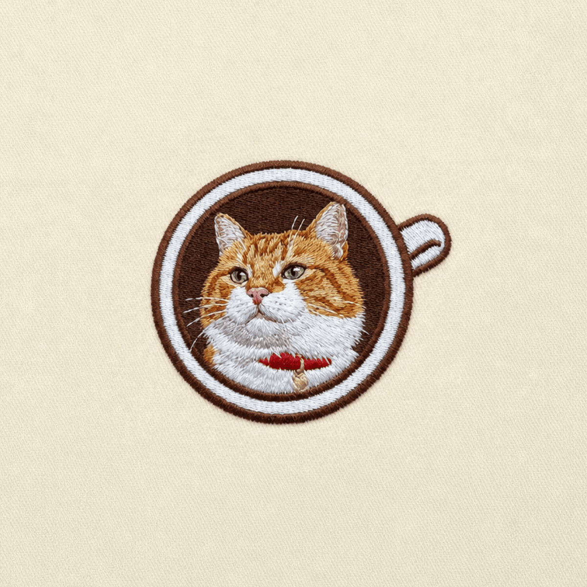 Custom Pet Embroidered Brew Stitch T-Shirt