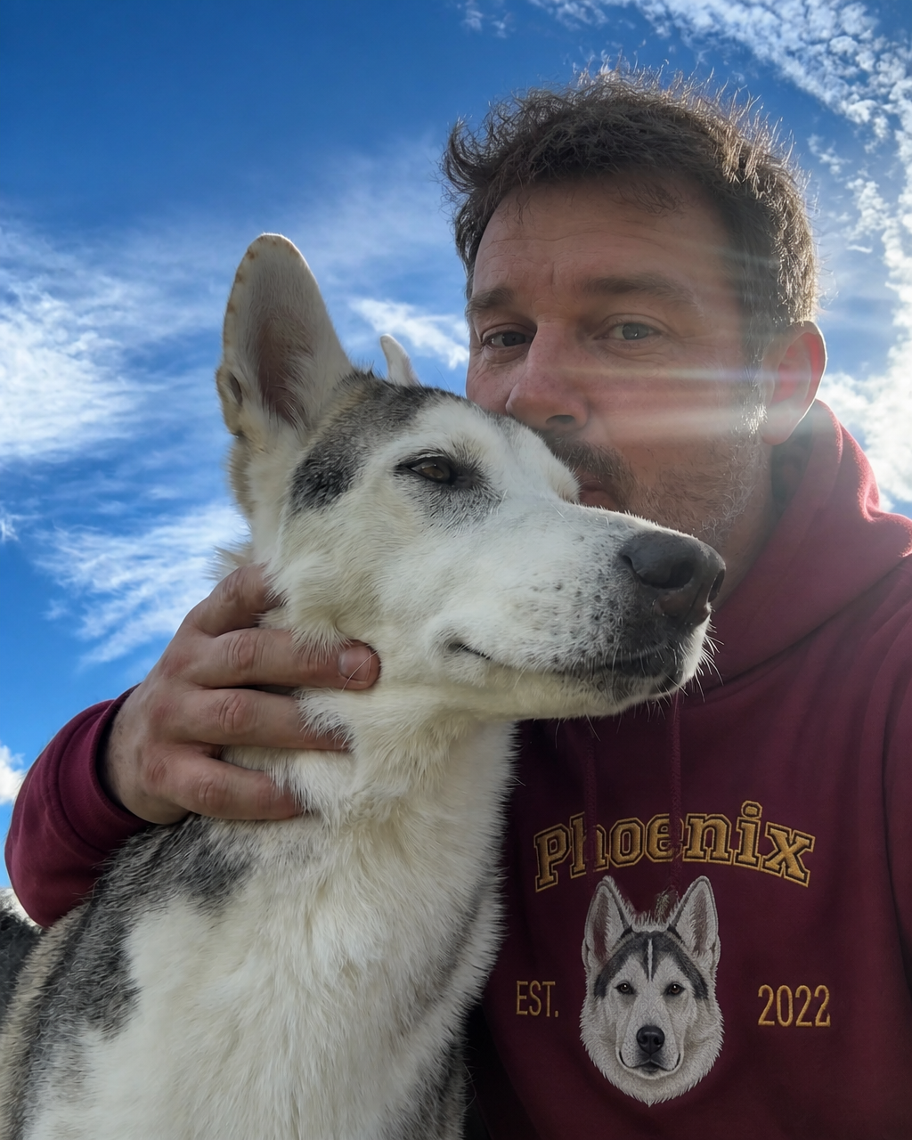Custom Pet Embroidered Campus Stitch Hoodie