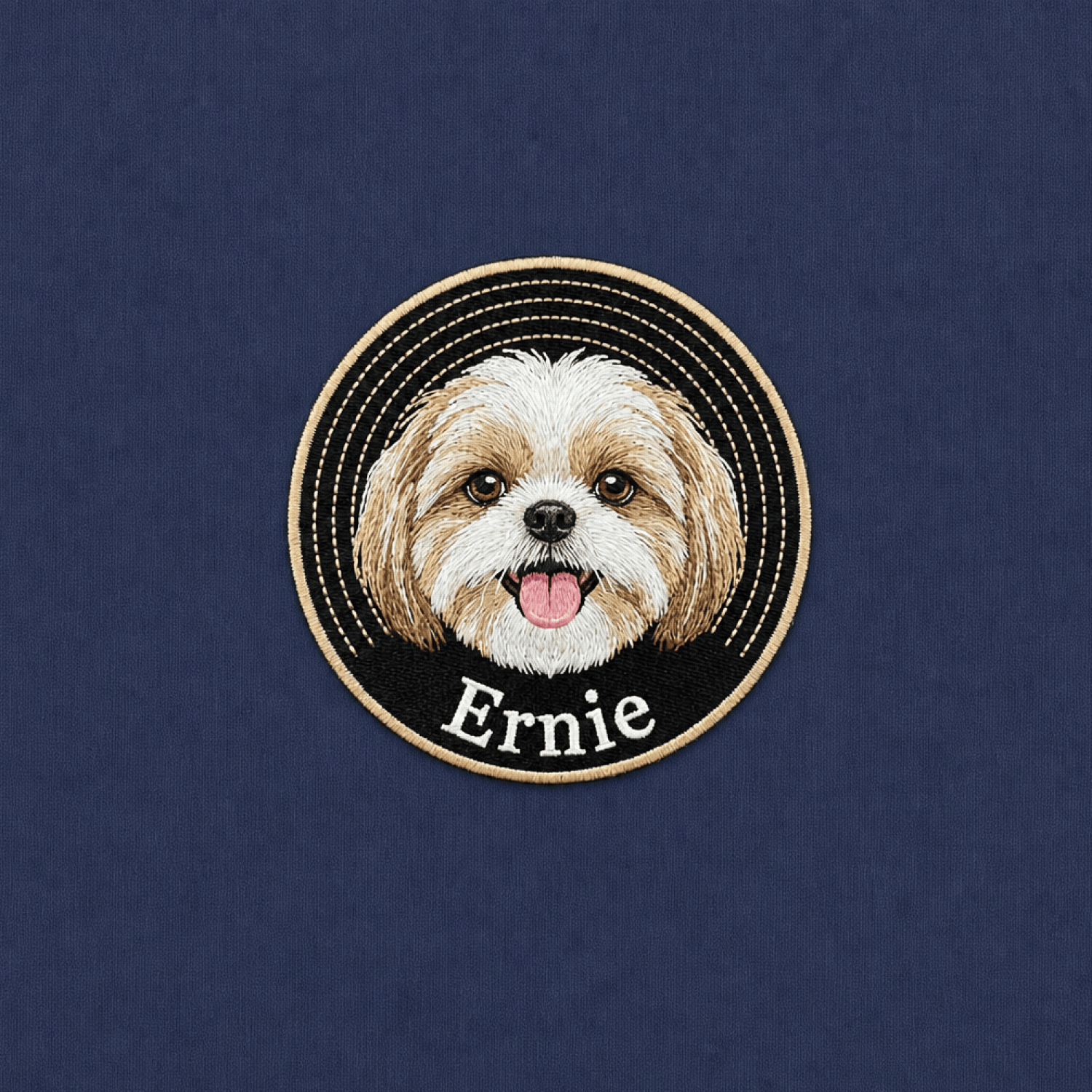 Custom Pet Embroidered Groove Stitch Hoodie