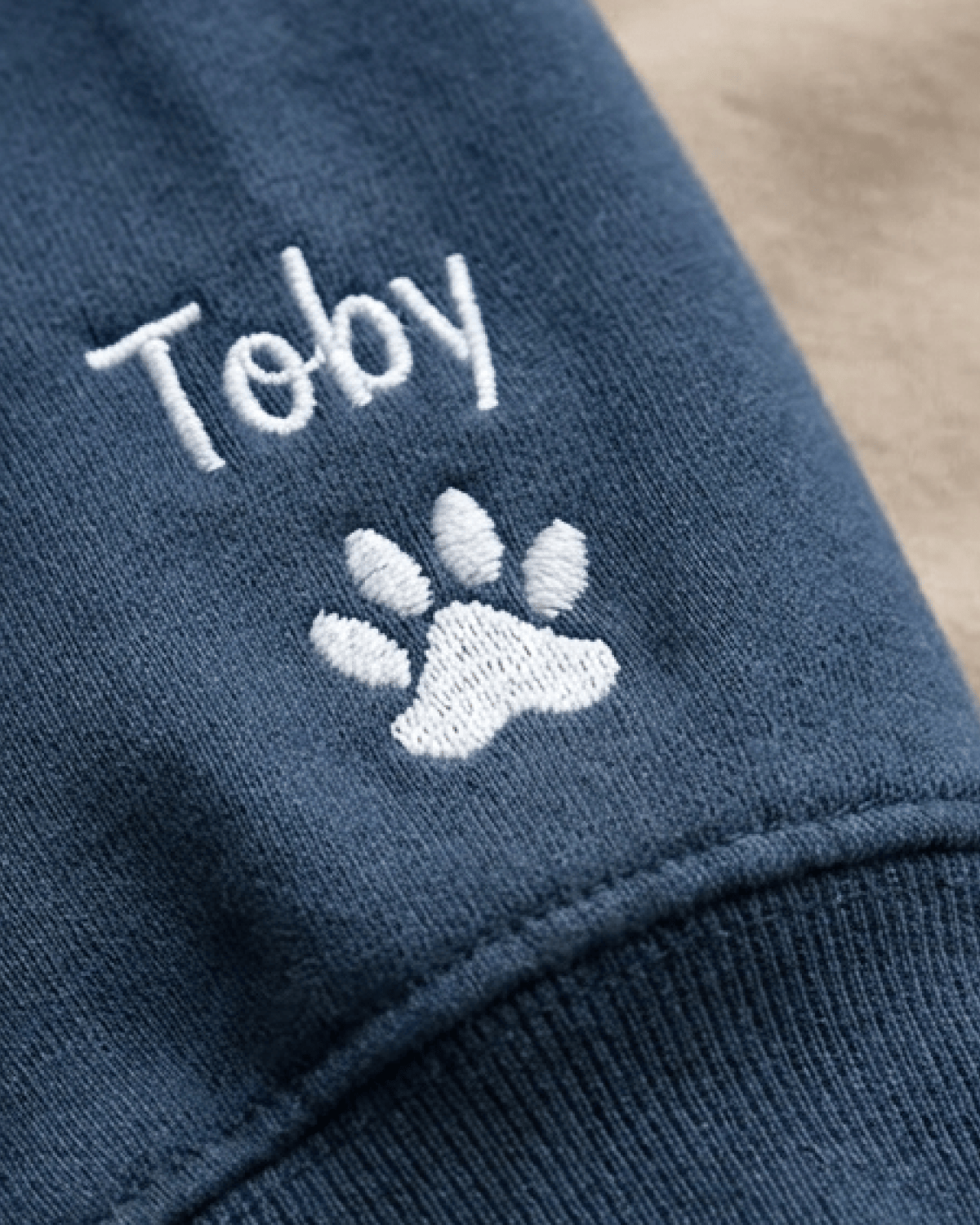 Custom Pet Embroidered Icon Stitch Hoodie