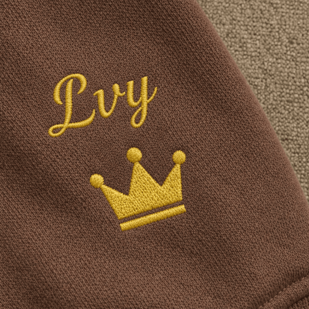 Custom Pet Embroidered Campus Stitch Sweatshirt