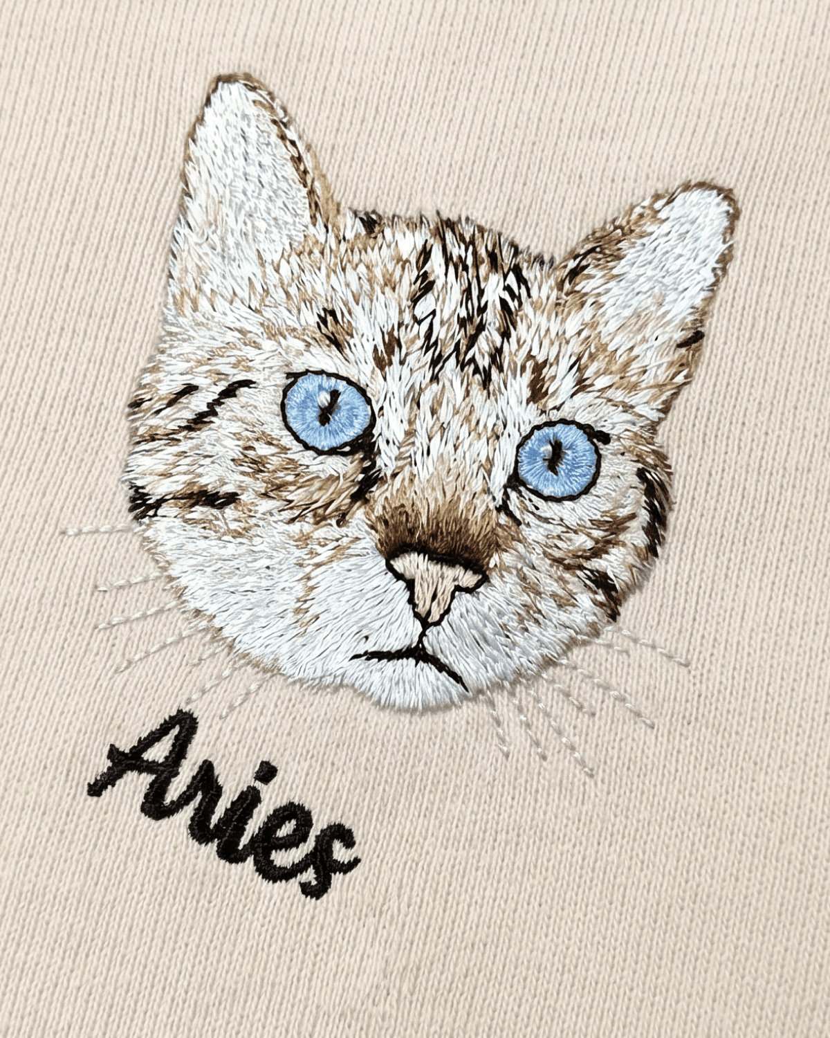 Custom Pet Embroidered Icon Stitch T-Shirt