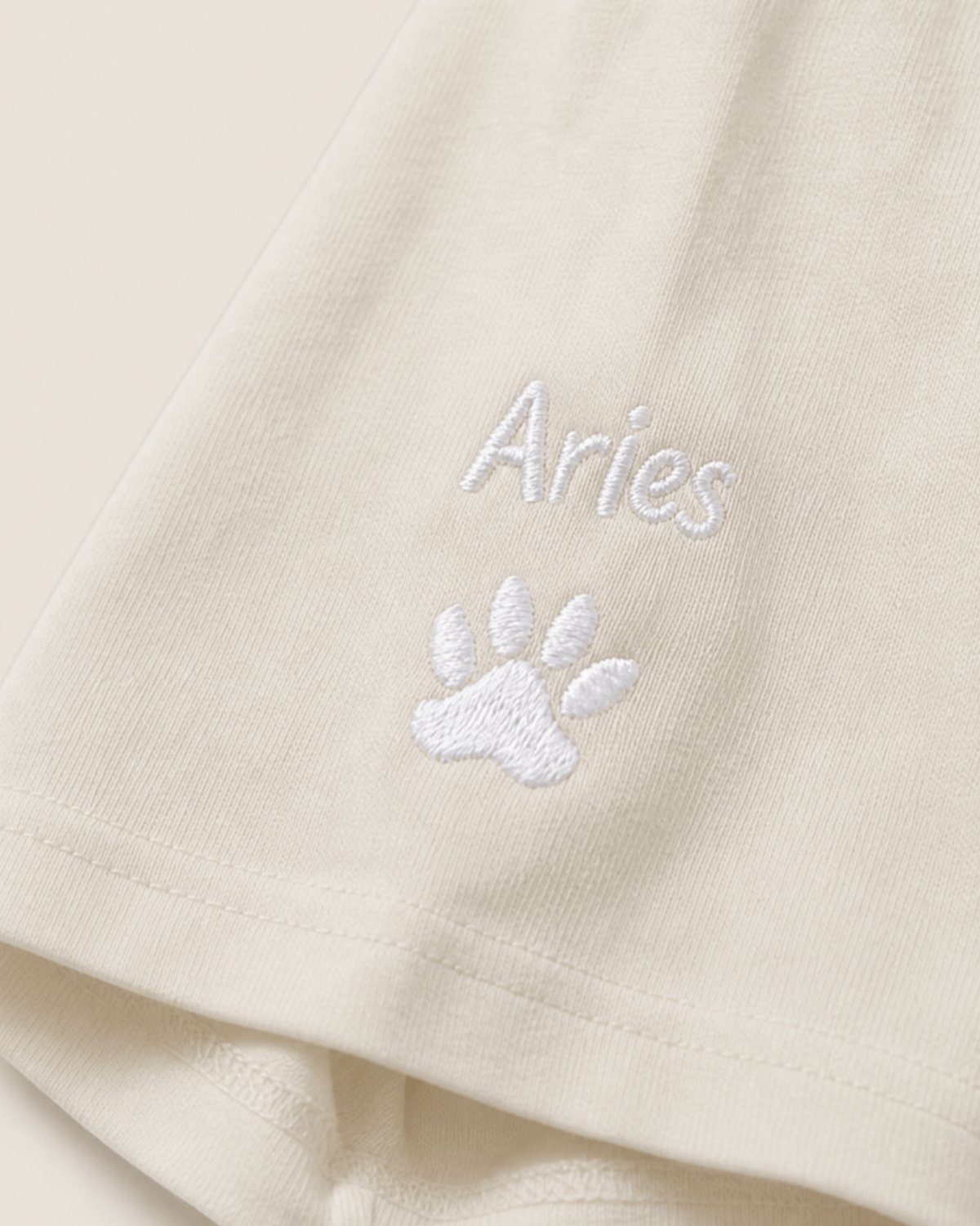 Custom Pet Embroidered Bold Stitch T-Shirt