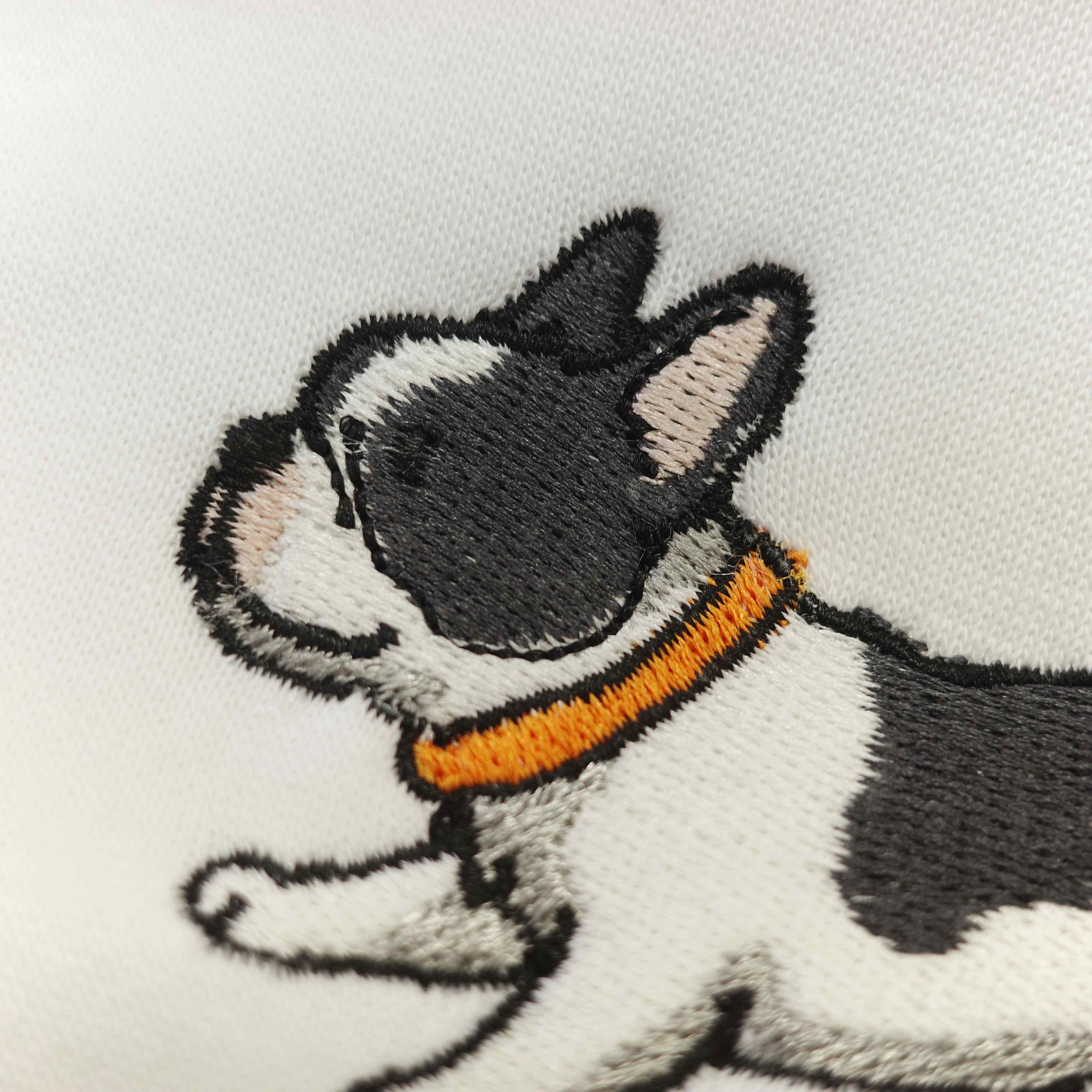 Custom Running Embroidered Pet Portrait Sweatshirt