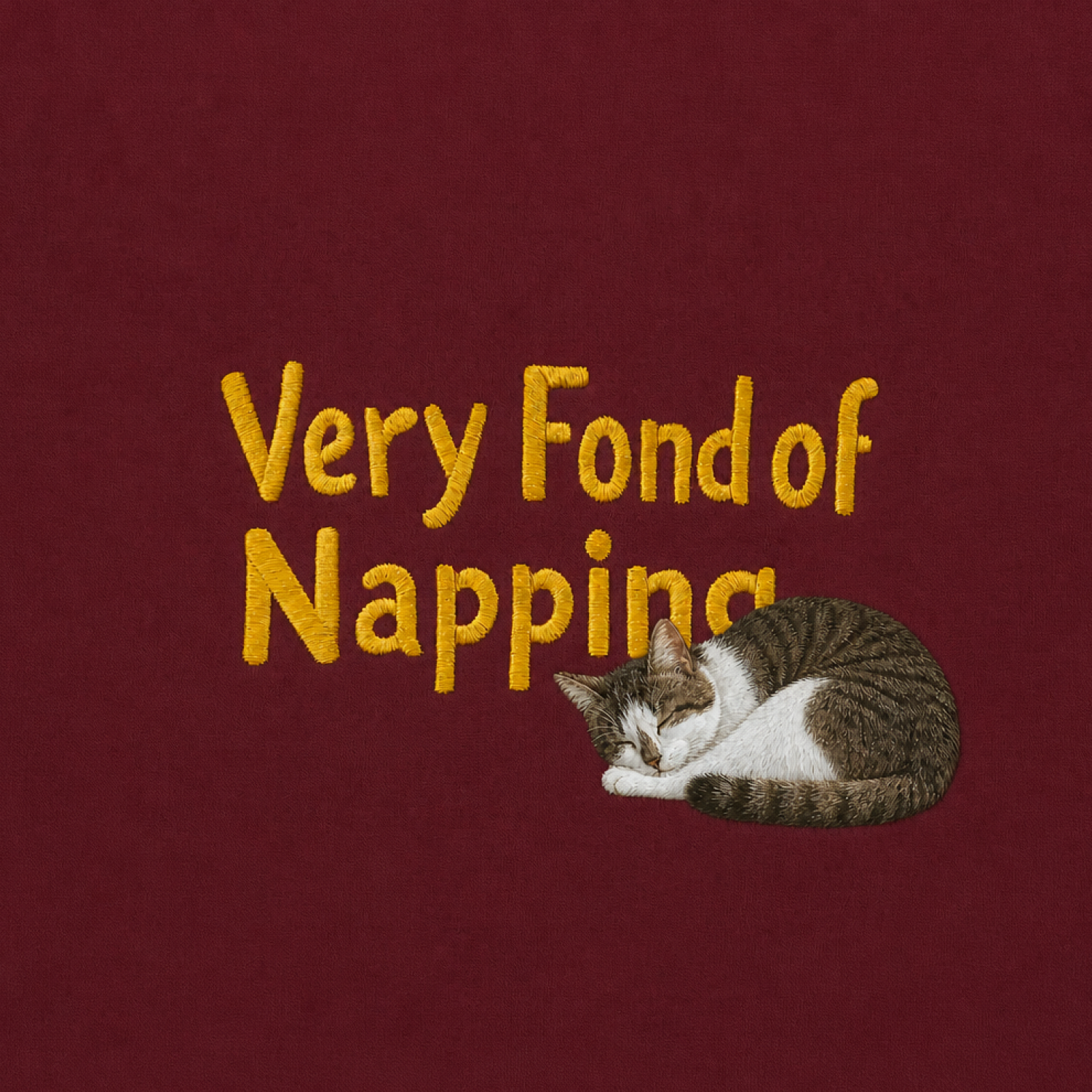 Custom Pet Embroidered Sleepyhead Stitch Sweatshirt