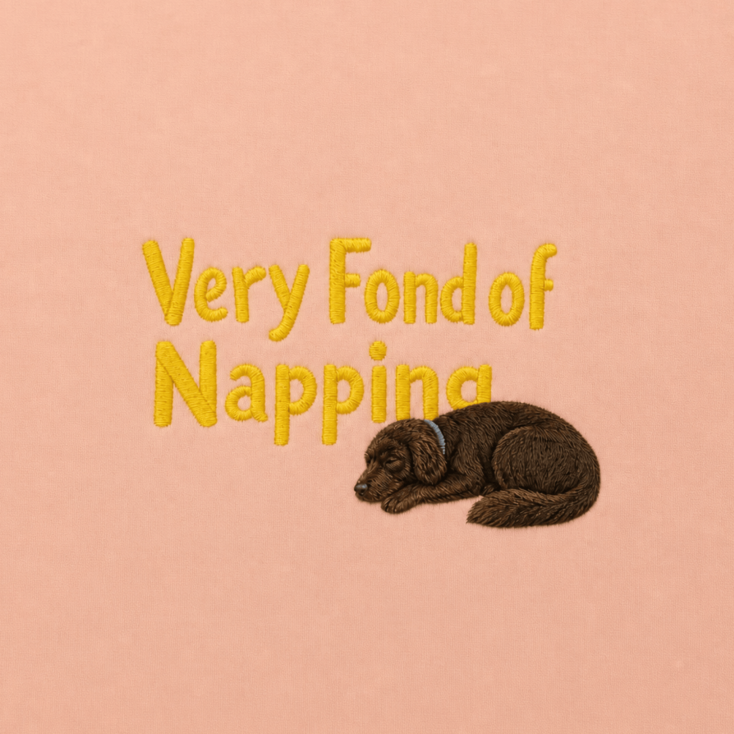 Custom Pet Embroidered Sleepyhead Stitch T-Shirt